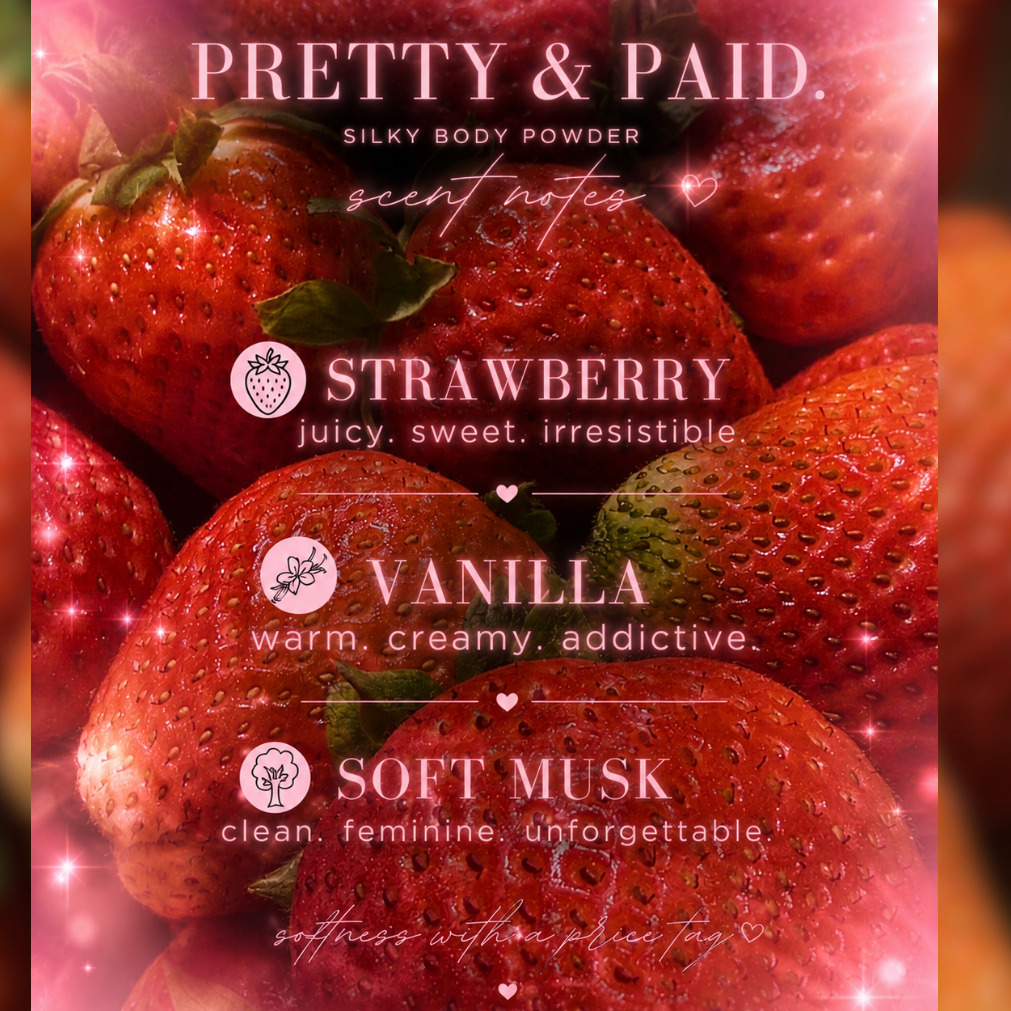 Pretty & Paid- Silky Dusting Powder